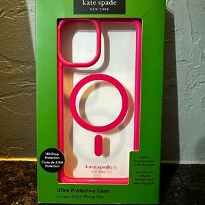 Kate Spade Pink iPhone 16 Plus Protective Case